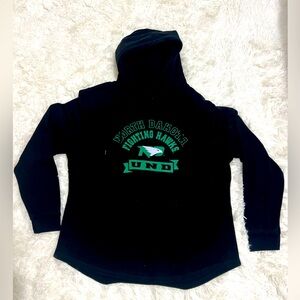 University of North Dakota Fighting Hawks Black Hoodie
